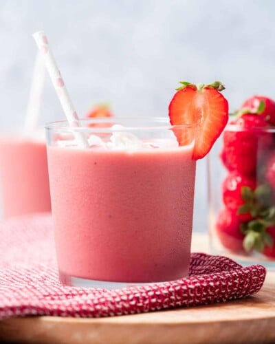 Strawberry Banana Protein Smoothie - Healthy Fitness Meals