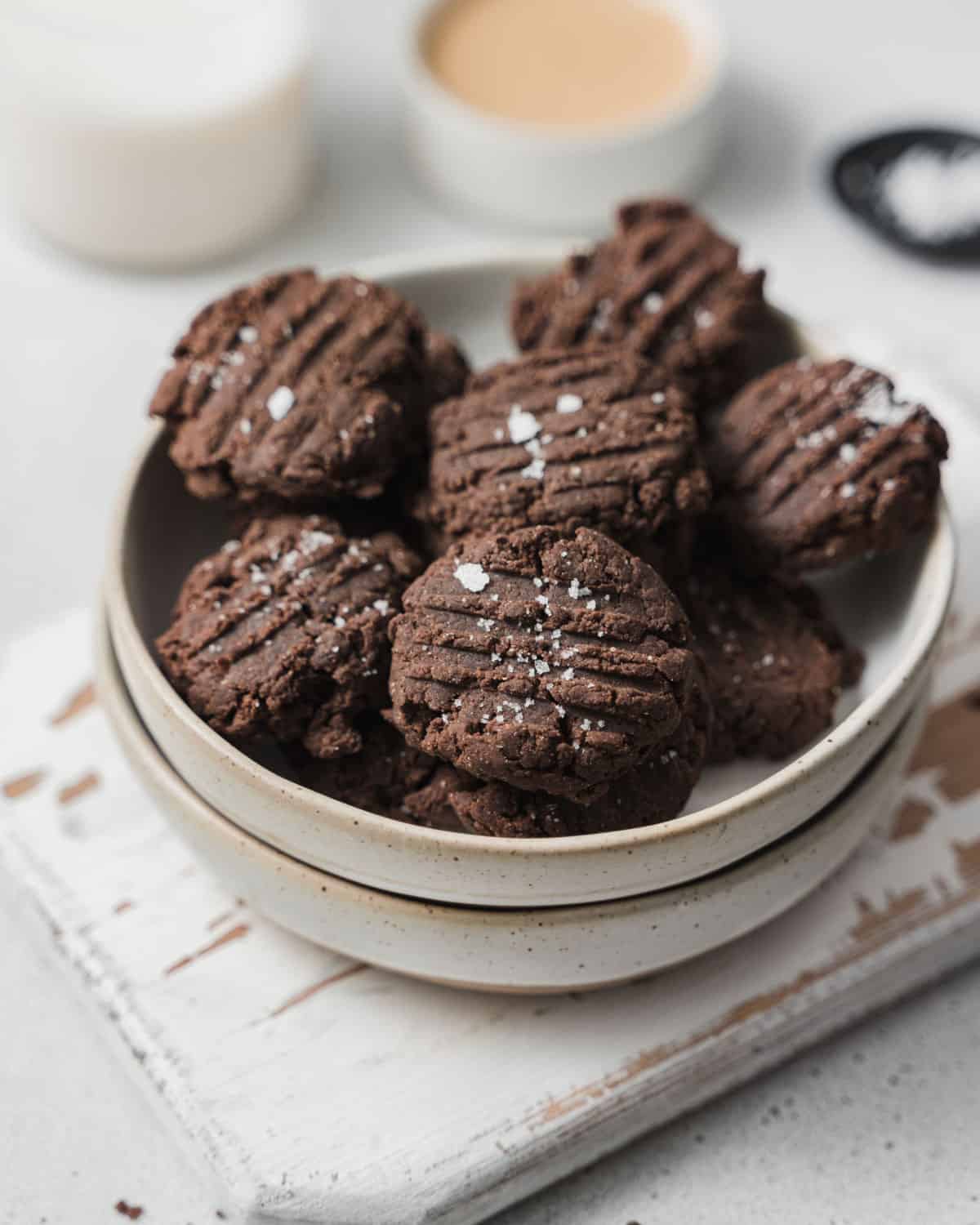 Almond flour Chocolate Cookies Healthy Fitness Meals