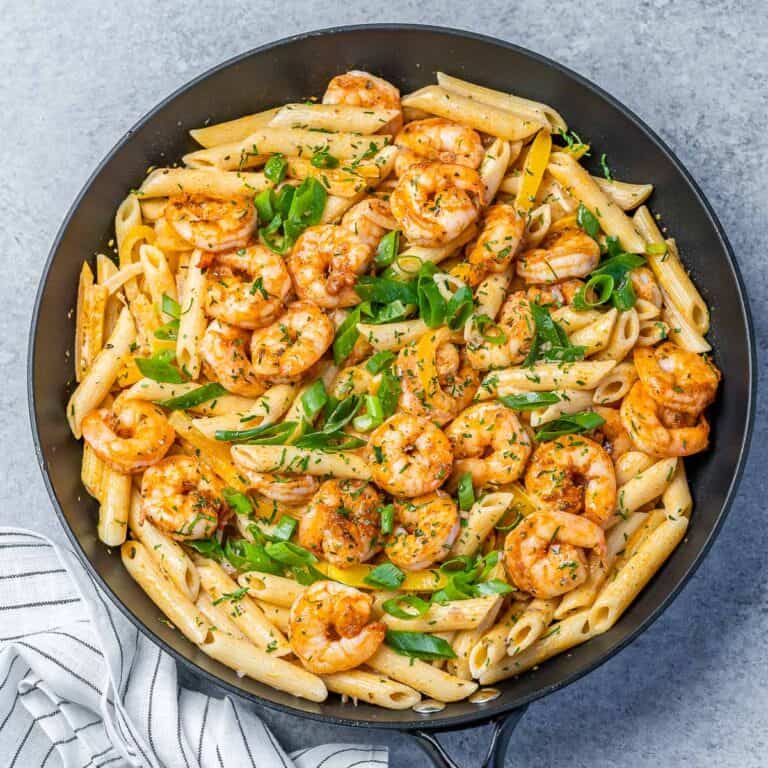 Shrimp Rasta Pasta - Healthy Fitness Meals