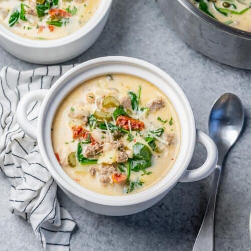 Creamy Tuscan White Bean Soup - Healthy Fitness Meals