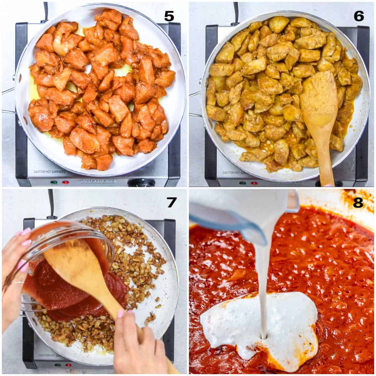 collage to make the indian butter sauce.