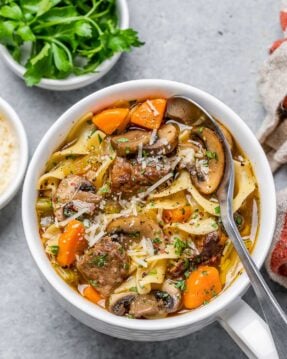 Easy Beef Noodle Soup - Healthy Fitness Meals