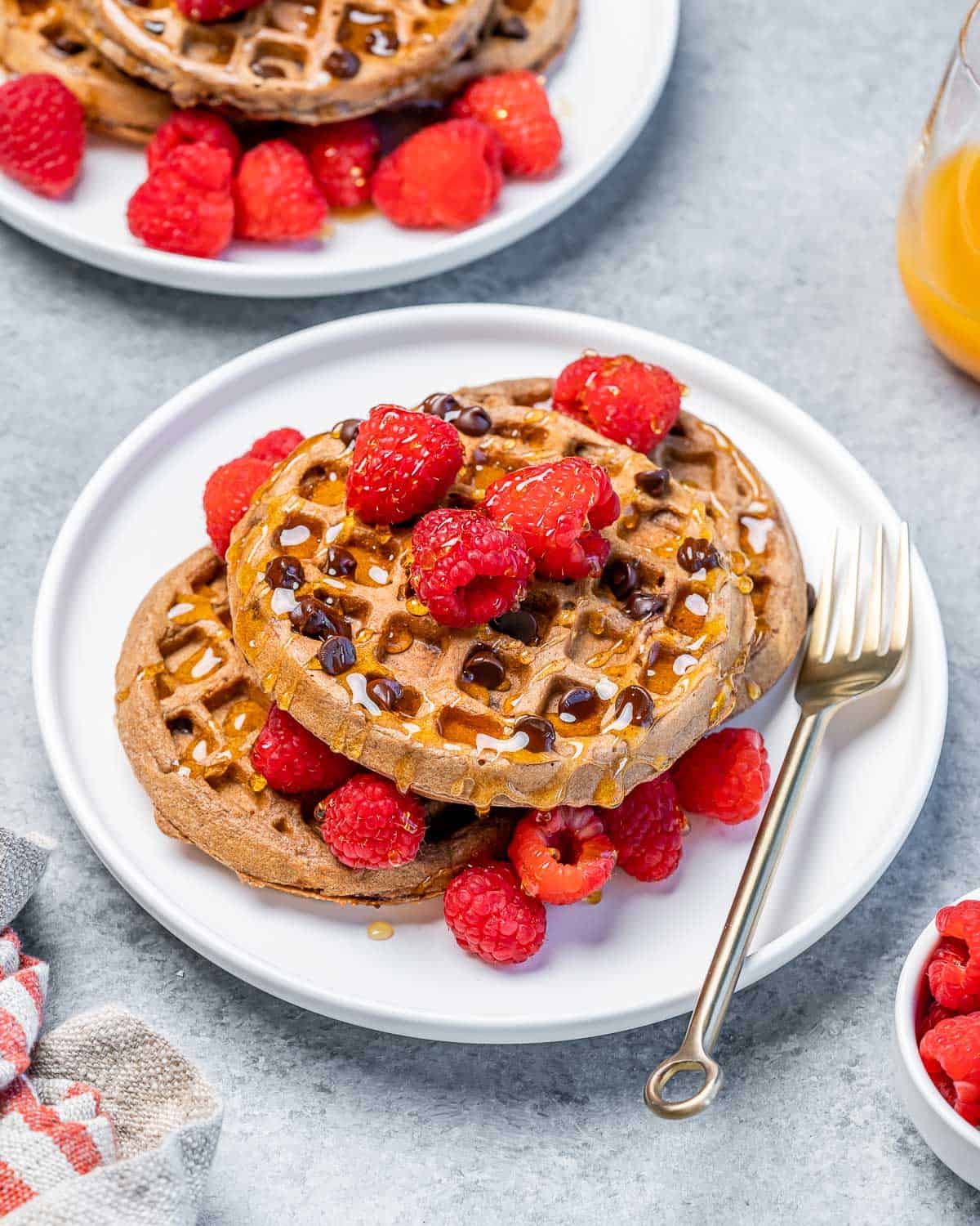 Fluffy Chocolate Waffles - Healthy Fitness Meals