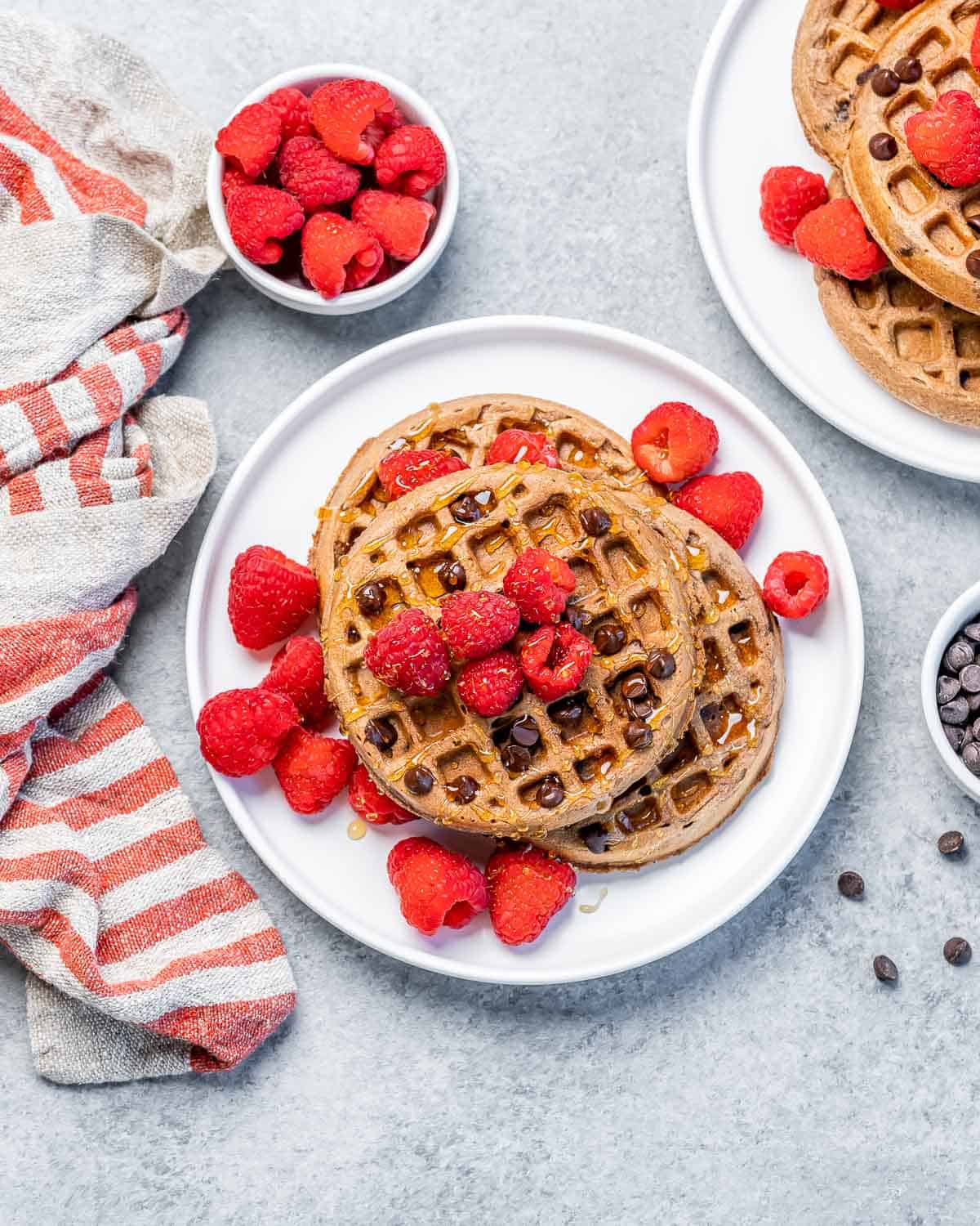 Fluffy Chocolate Waffles - Healthy Fitness Meals