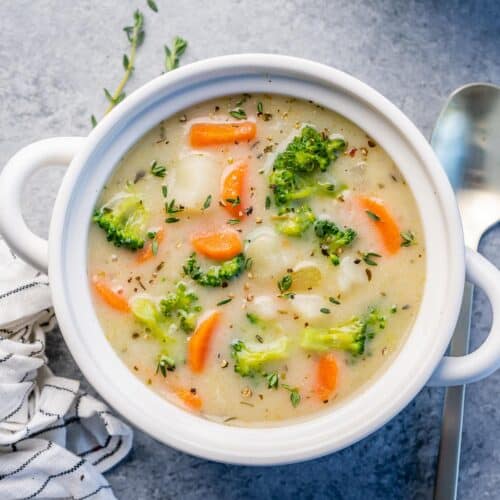 Comforting Creamy Vegetable Soup - Healthy Fitness Meals