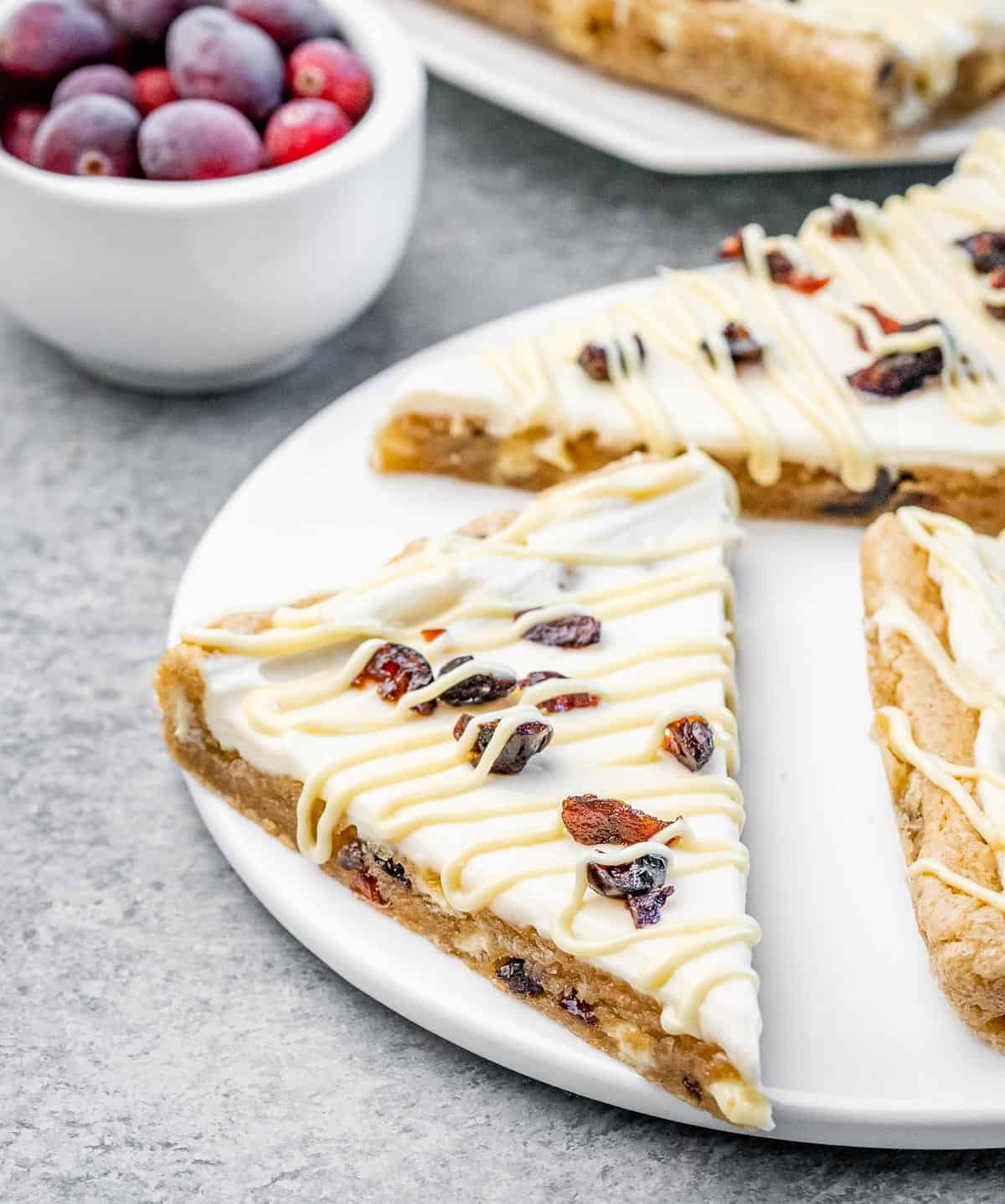 bliss bars on a plate.