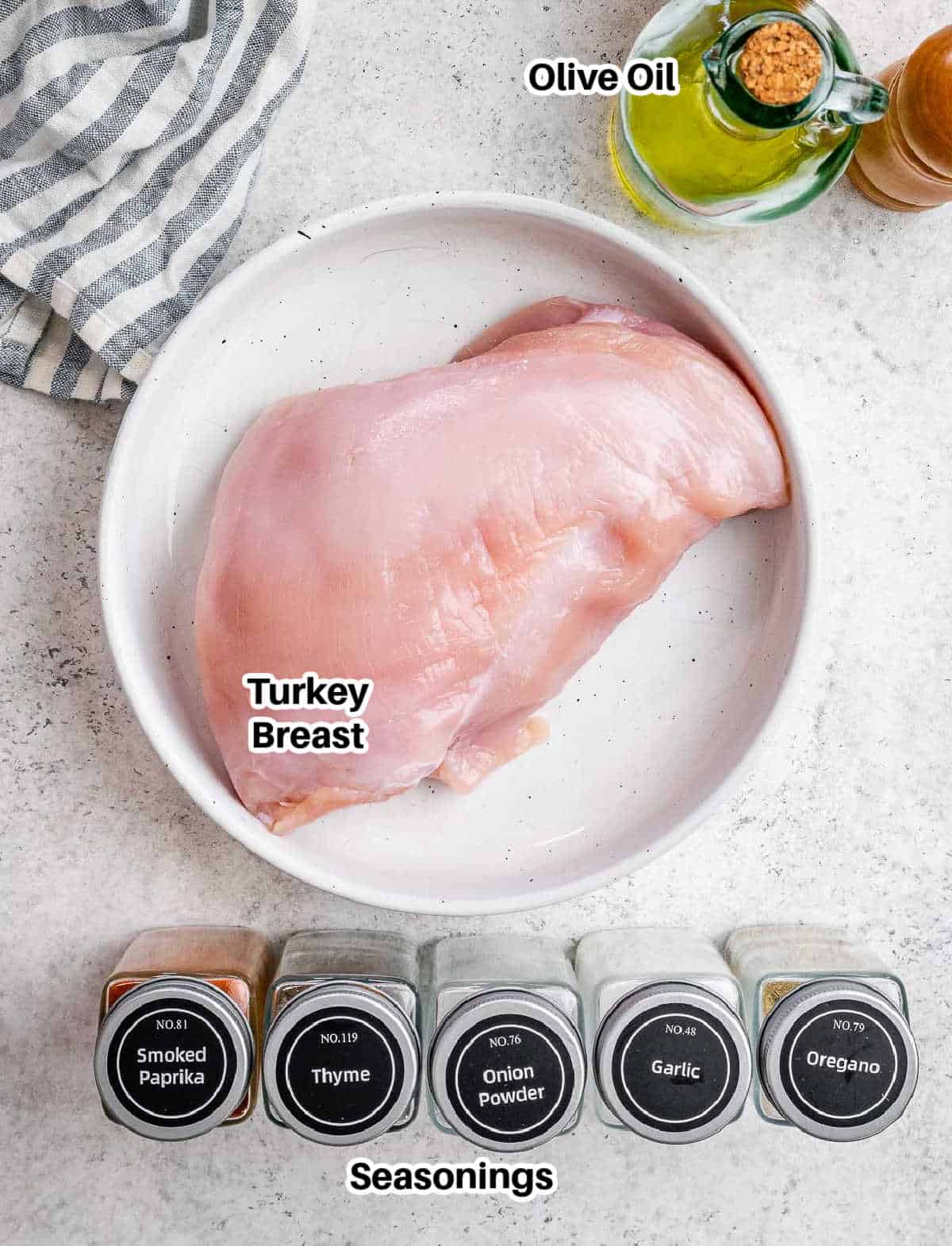 ingredients for air fryer turkey breast