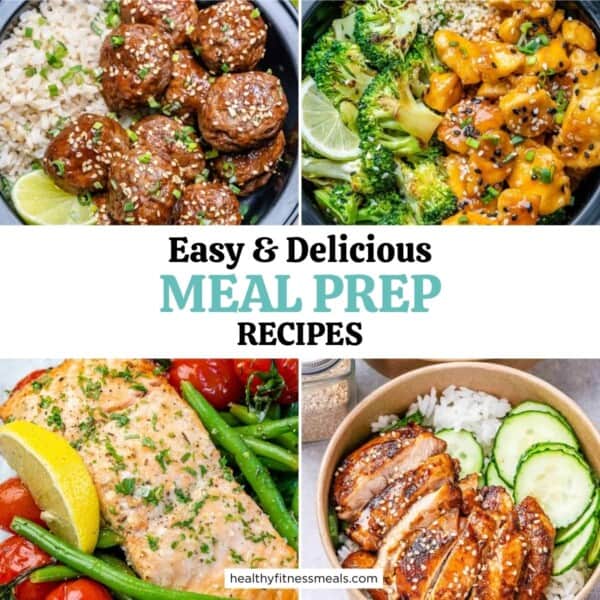 collage for meal prep recipe roundup.