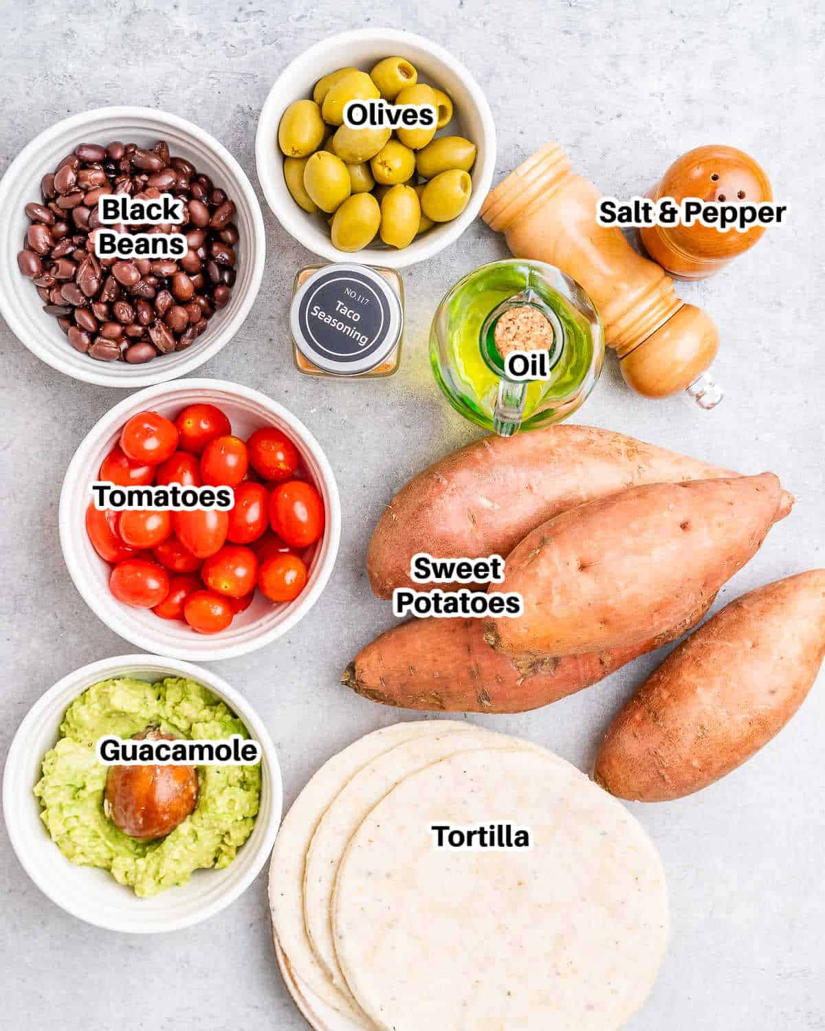 sweet potato taco ingredients 