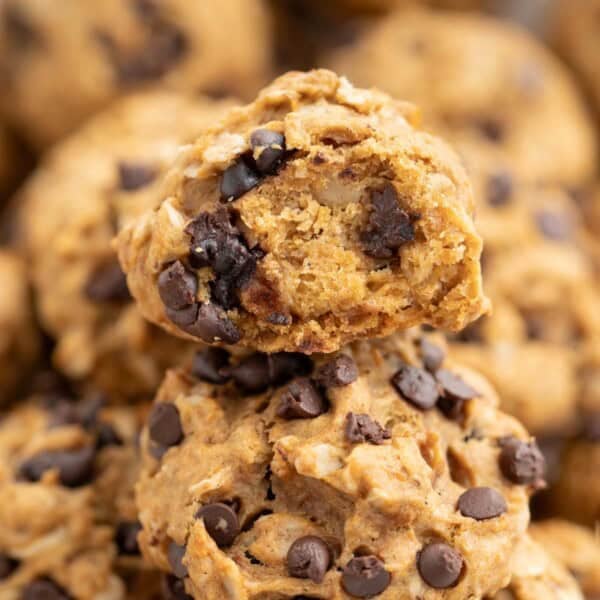 cookies stacked over each other.
