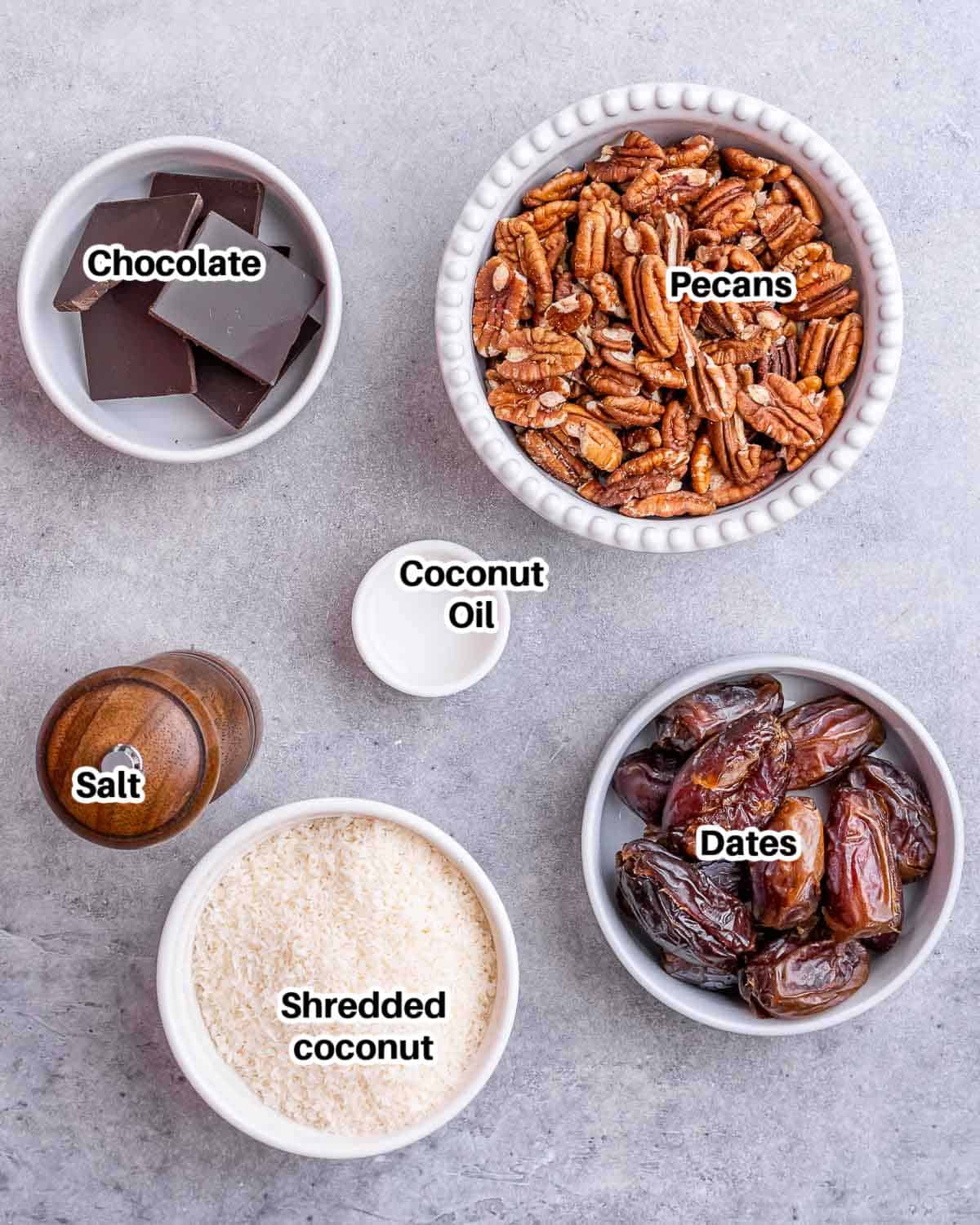 ingredients to make Samoa cookies.