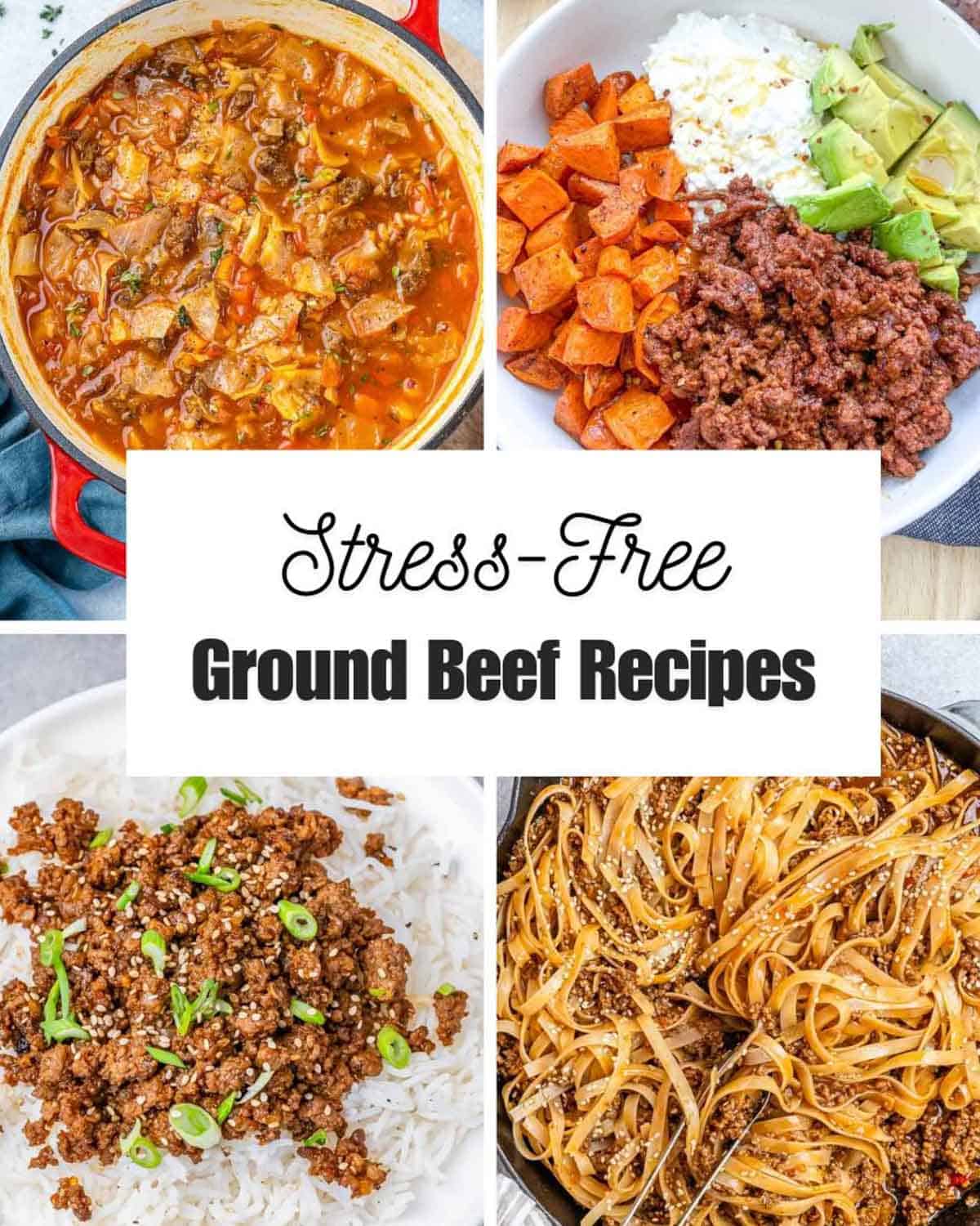 roundup image of 4 images for ground beef.