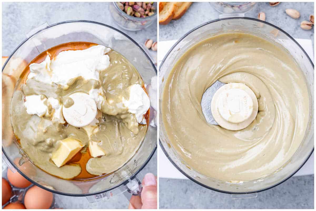 process shot to make the pudding mix for french toast.