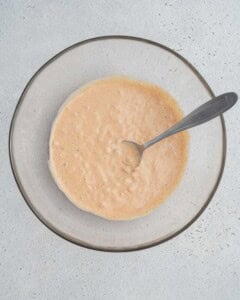 Big Mac sauce in a bowl.