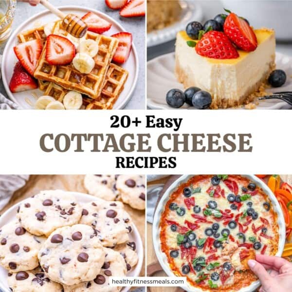 collage for cottage cheese recipes