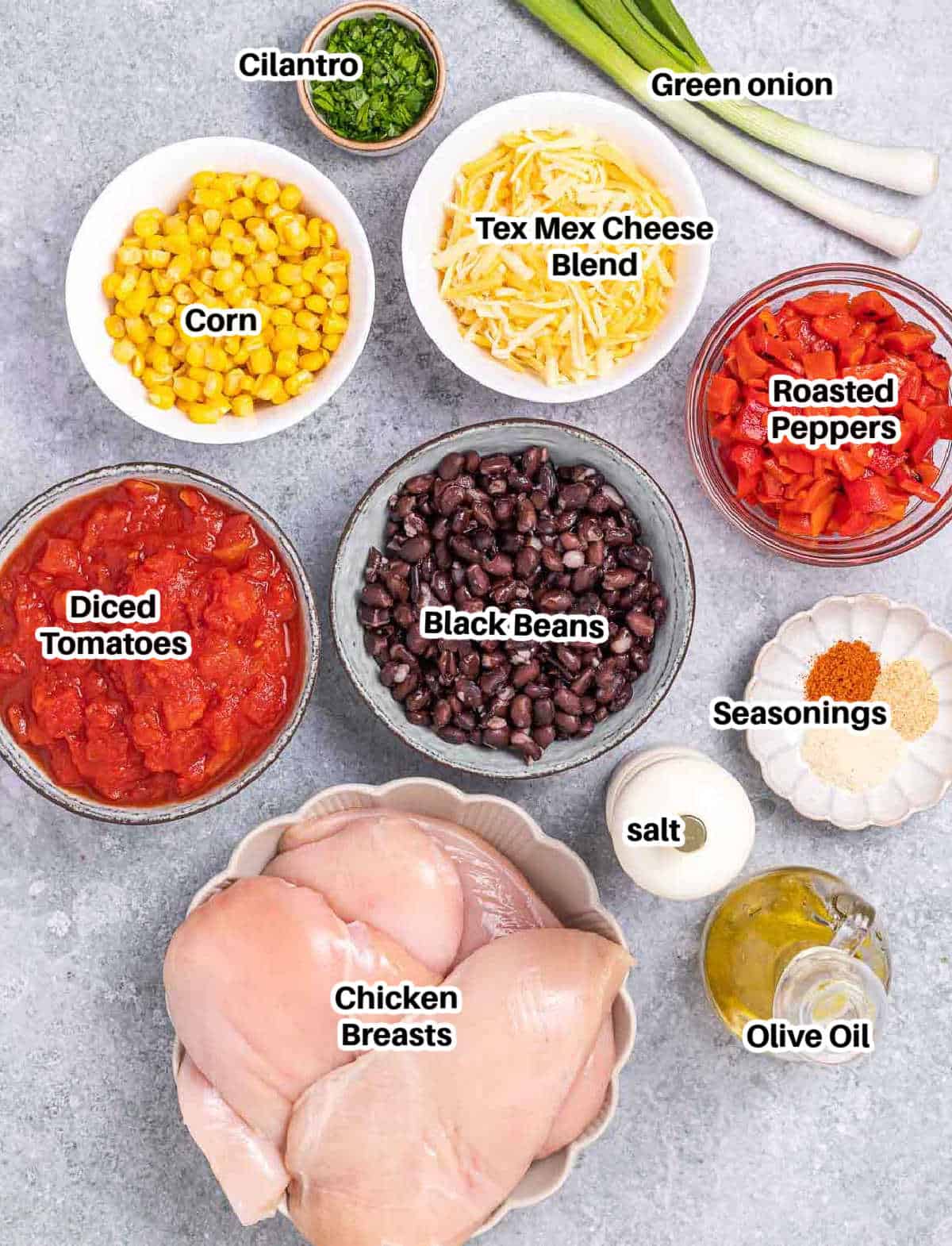 ingredients for santa fe chicken 