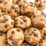 mini muffins placed in a bowl.