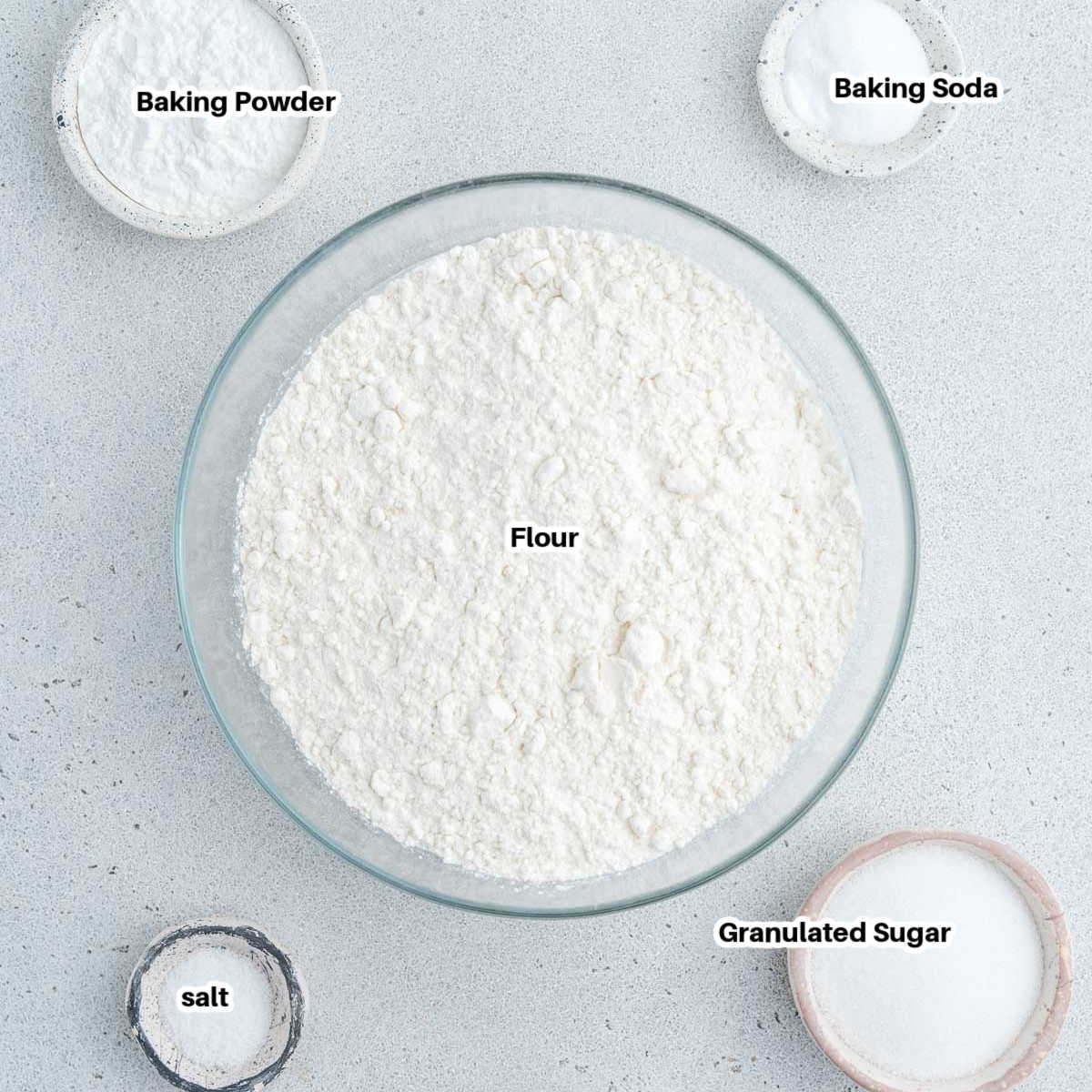 homemade pancake mix ingredients.
