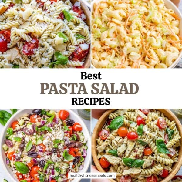 COLLAGE for pasta salad recipes.