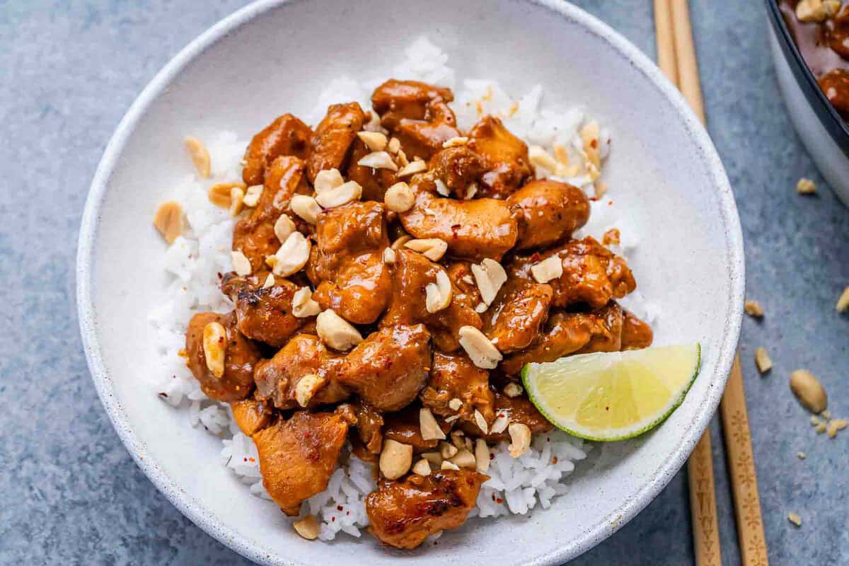 High-Protein Peanut Butter Chicken - Healthy Fitness Meals