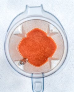 blended dressing blended in a blender.