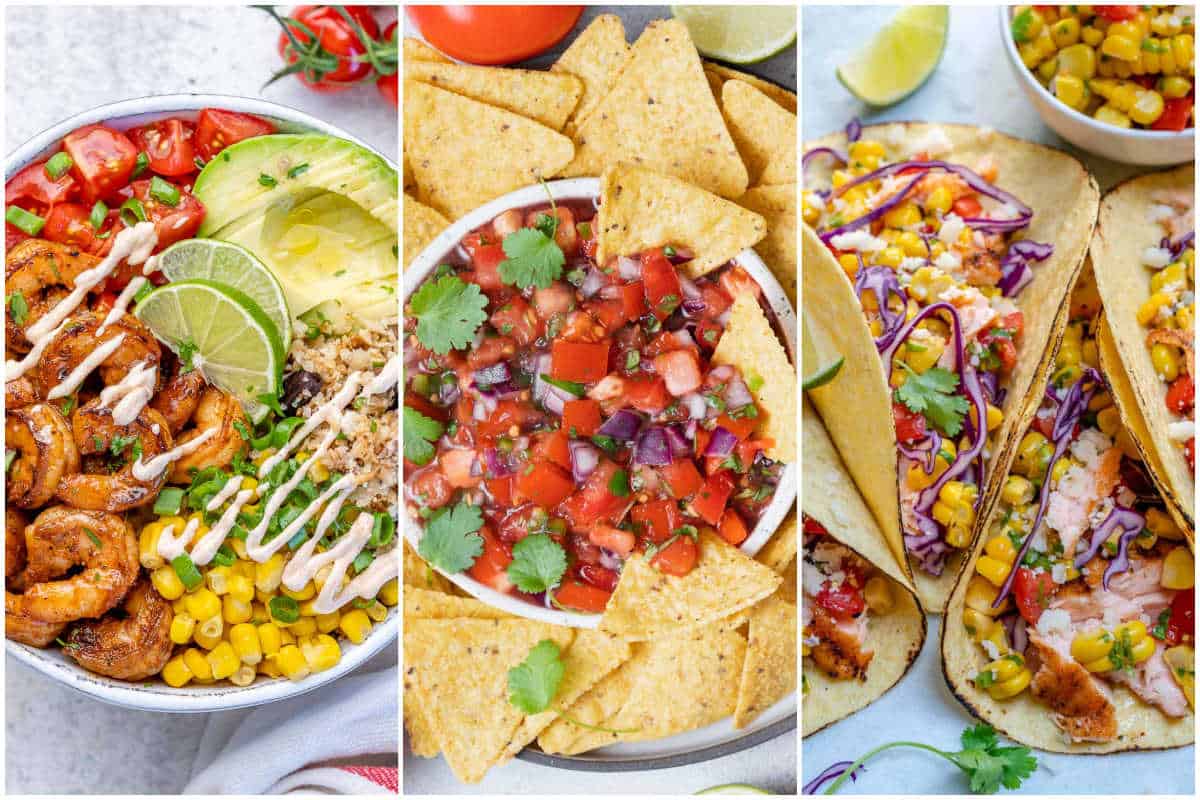 collage for cinco de mayo recipes.