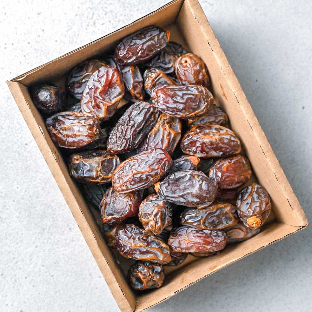dates in a square packet.