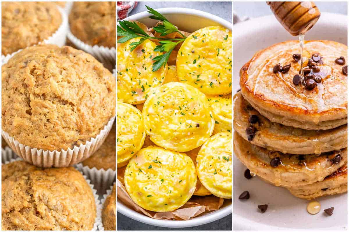 collage for mother's day brunch recipes.
