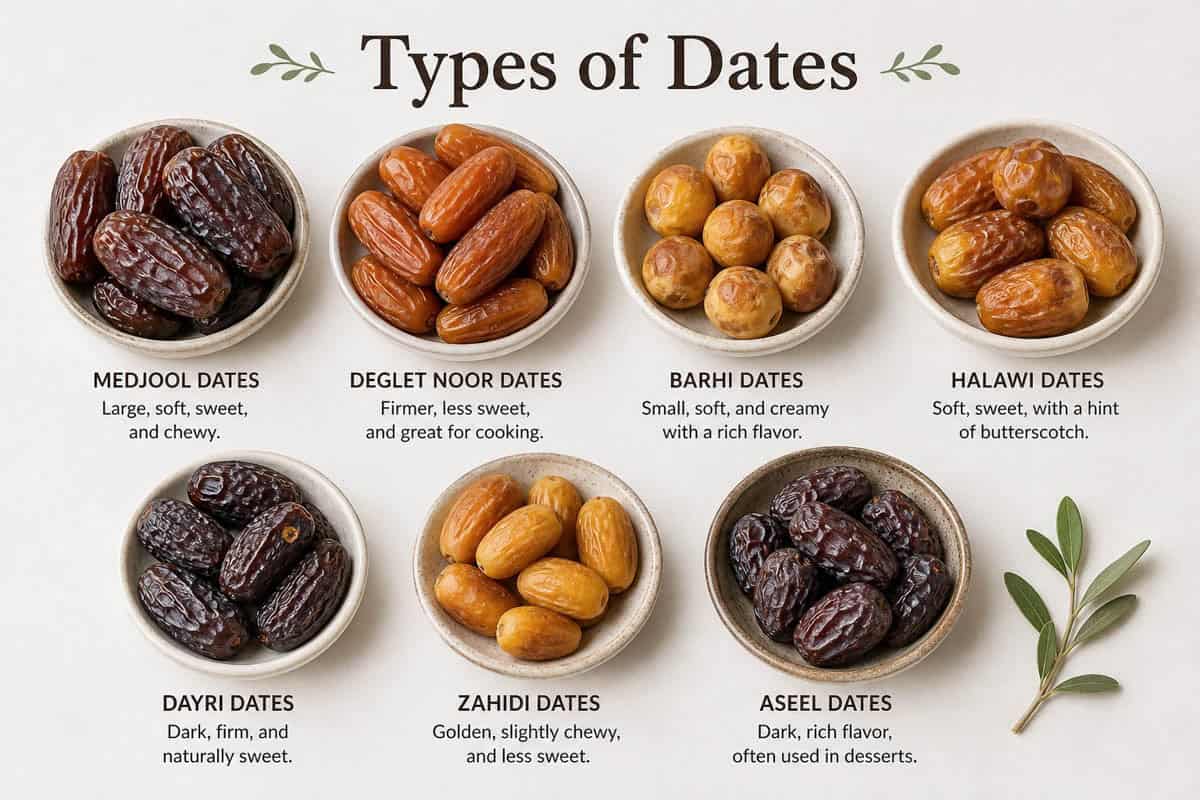 types of dates.